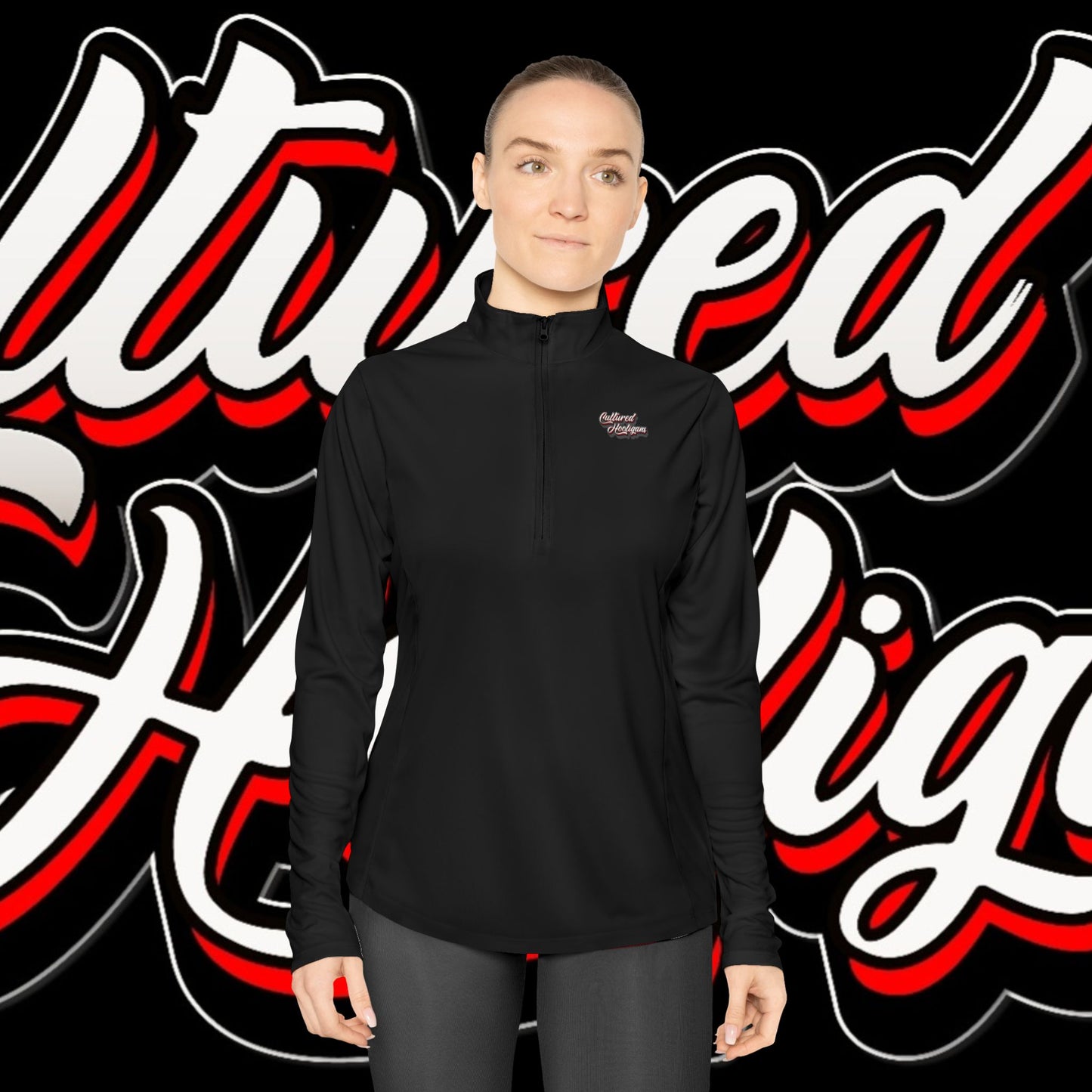 Ladies Quarter-Zip Pullover
