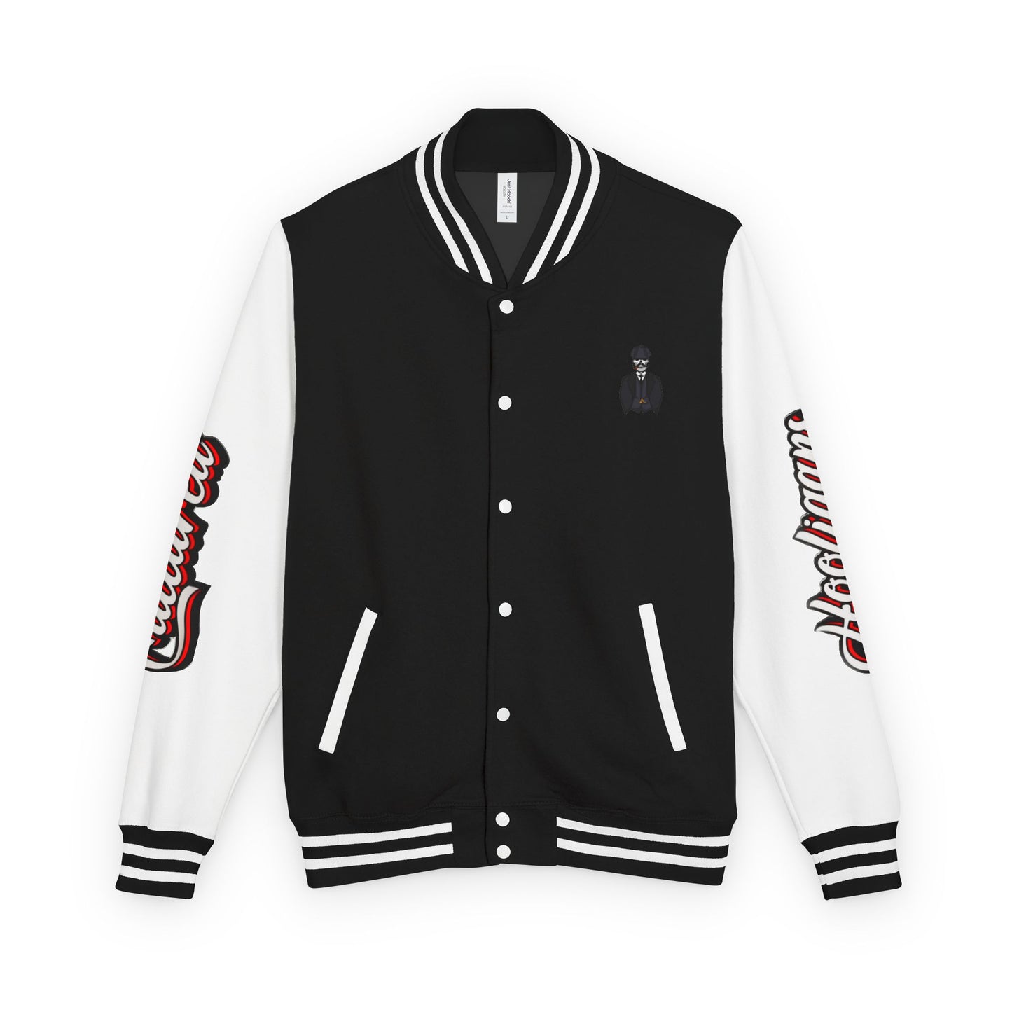 Letterman Jacket — “Cultured Hooligans” Varsity Style Red & White