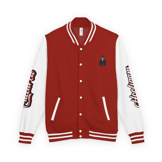 Letterman Jacket — “Cultured Hooligans” Varsity Style Red & White