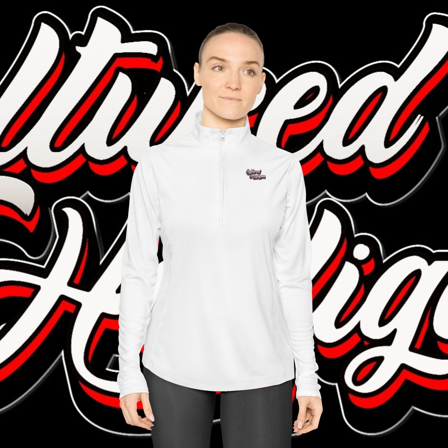 Ladies Quarter-Zip Pullover