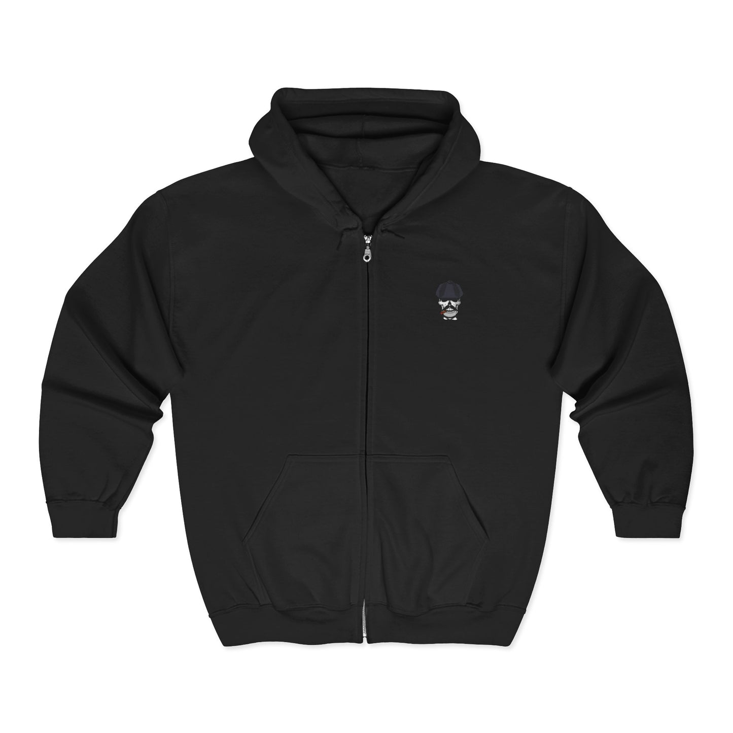 Cultured Hooligans Zip Hoodie — Graphic Full‑Zip Hooded Sweatshirt