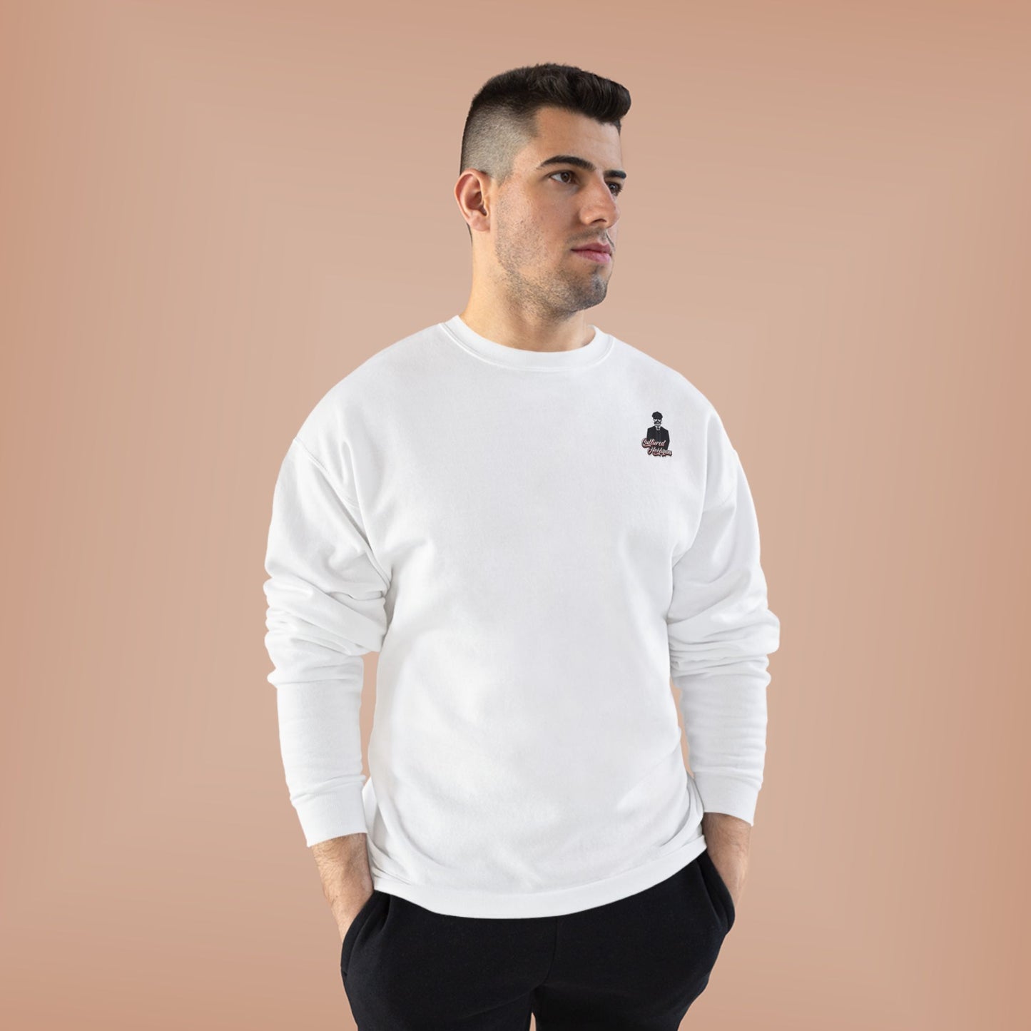 Cultured Hooligans Crewneck Sweatshirt — Retro Script Logo Pullover