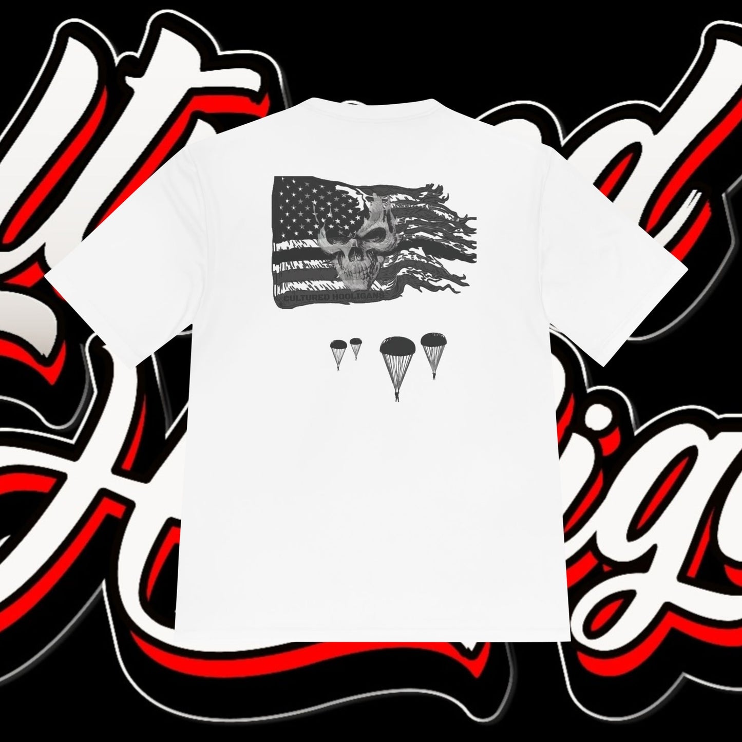 Unisex Moisture Wicking Tee with Vintage American Flag Design | Perfect for Active Lifestyle, Sports, Summer, Independence Day, Gifts
