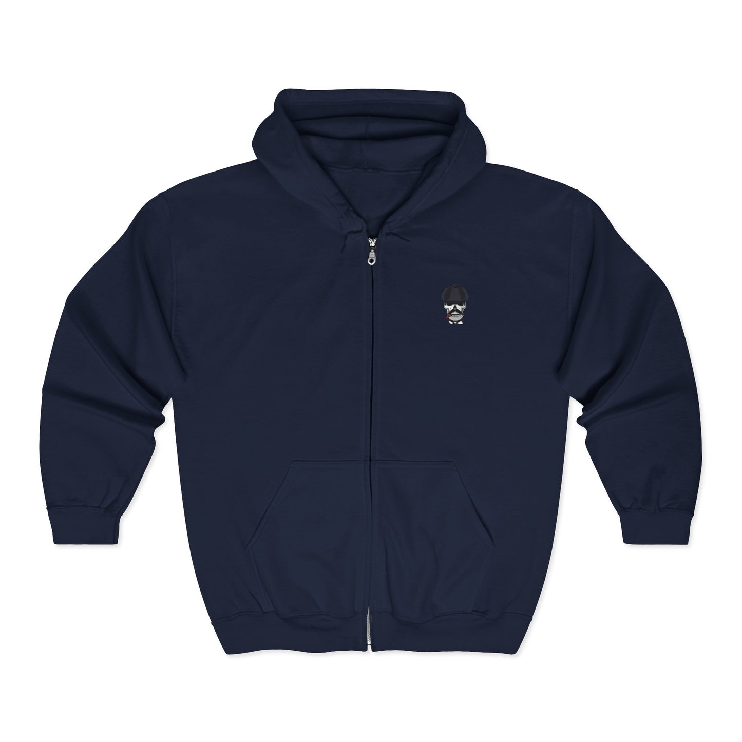 Cultured Hooligans Zip Hoodie — Graphic Full‑Zip Hooded Sweatshirt