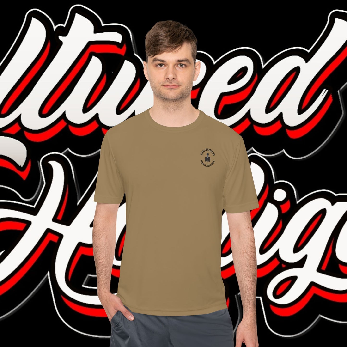 Unisex Moisture Wicking Tee with Vintage American Flag Design | Perfect for Active Lifestyle, Sports, Summer, Independence Day, Gifts